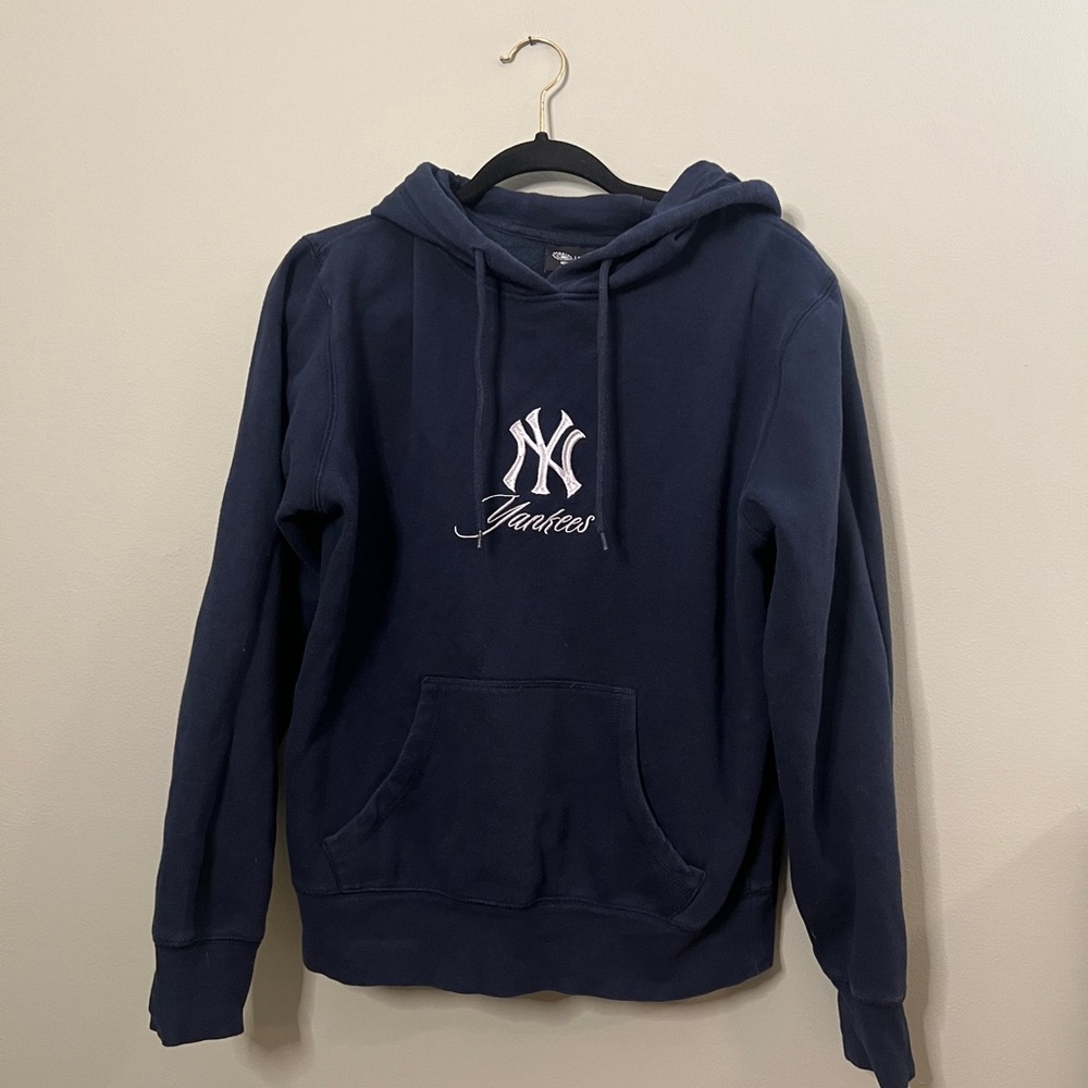 New Era New York Yankees Hoodie World Series Men Small Baseball Embrodiered